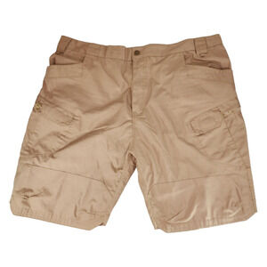 Cargo Shorts sz XL Men Beige Ripstop Hiking Outdoors 9"